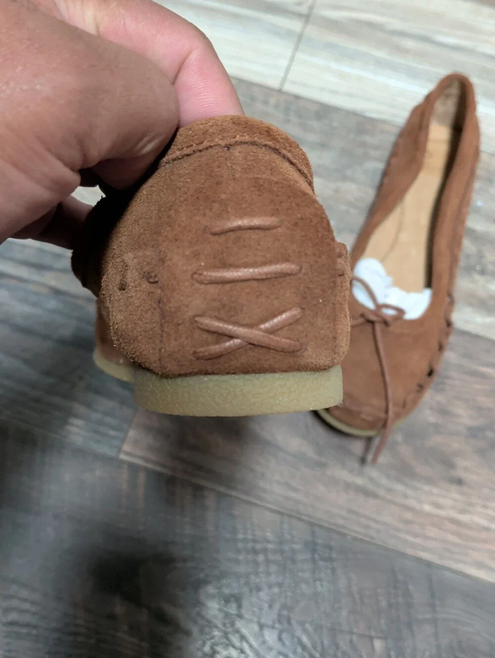 Juil Bumi Terra Brown Suede Moccasin Grounding Copper Shoes Natural Hippie Sz 7